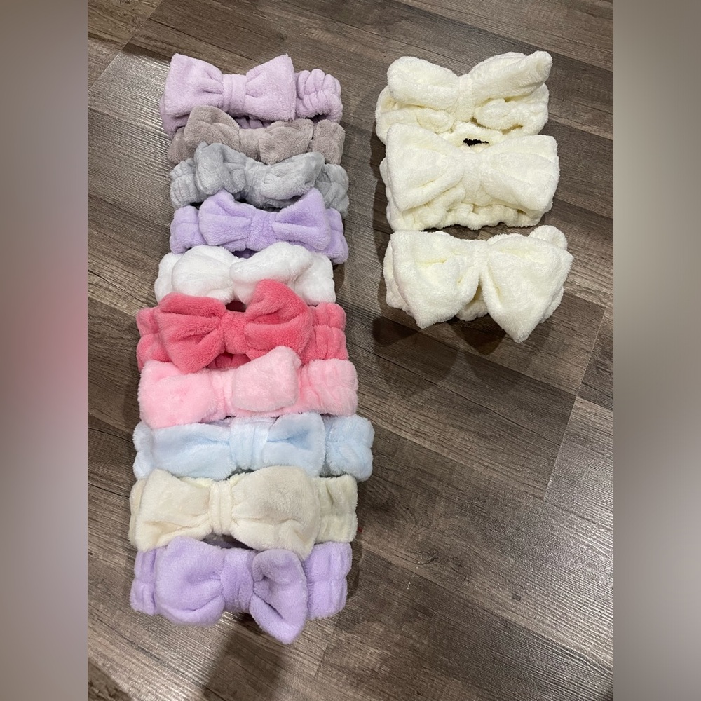 Soft plush headbands
